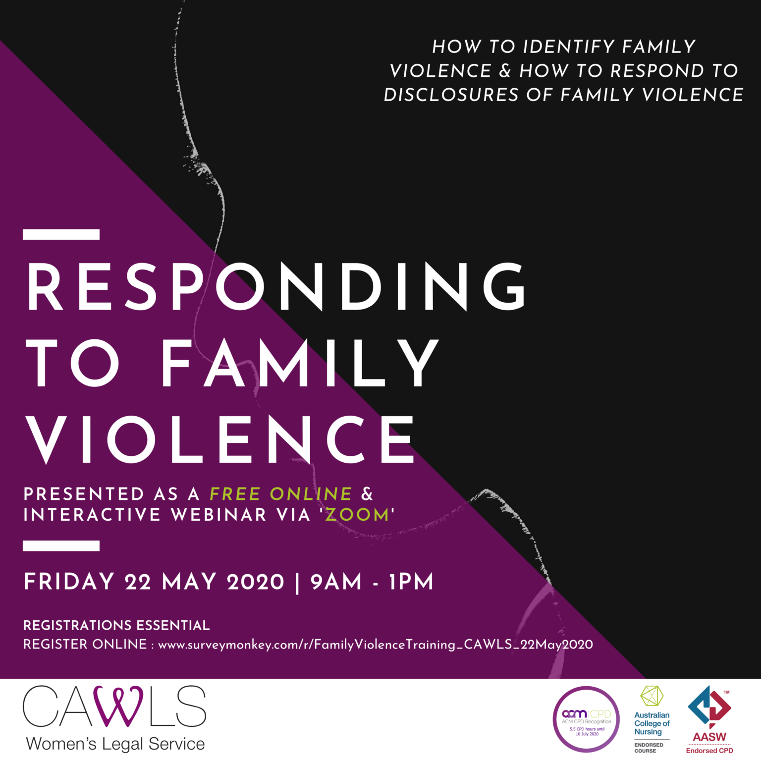 ‘Responding to Family Violence’ FREE Online Training Central