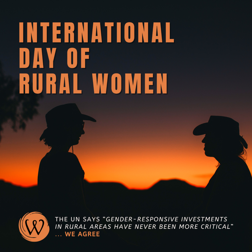 International Day of Rural Women Central Australian Womens Legal Service